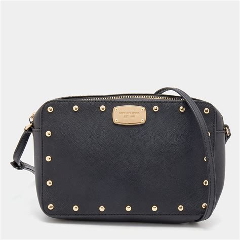 michael kors sandrine stud small leather crossbody|Michael Kors Sandrine Stud Small Leather Crossbody.